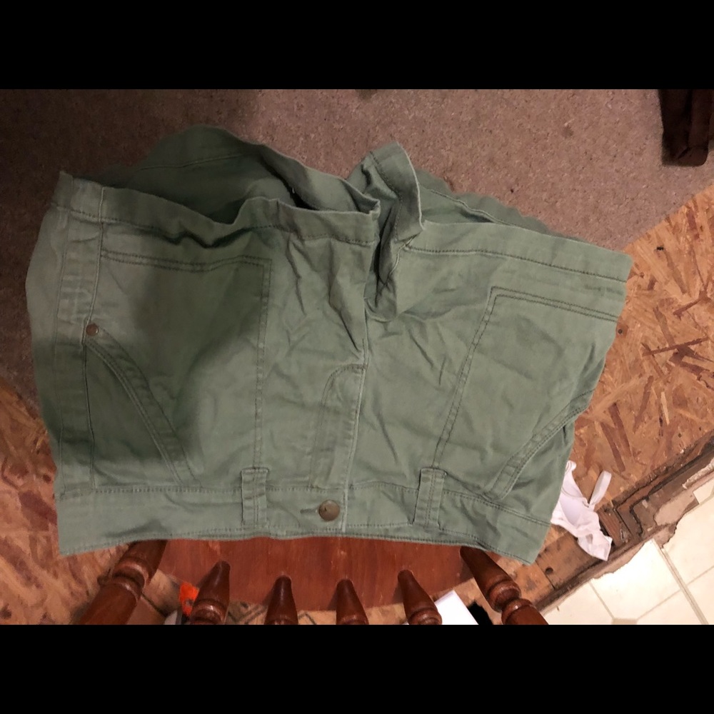 Green shorts